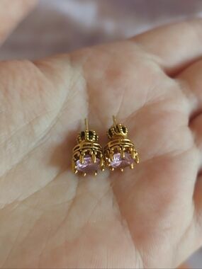 Vintage Juicy Couture Crown Earrings